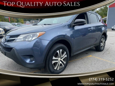 2013 Toyota RAV4 for sale at Top Quality Auto Sales in Westport MA