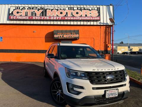 2016 Ford Explorer for sale at City Motors in Hayward CA