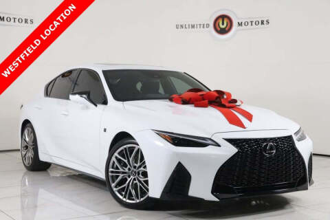 2022 Lexus IS 500 for sale at INDY'S UNLIMITED MOTORS - UNLIMITED MOTORS in Westfield IN