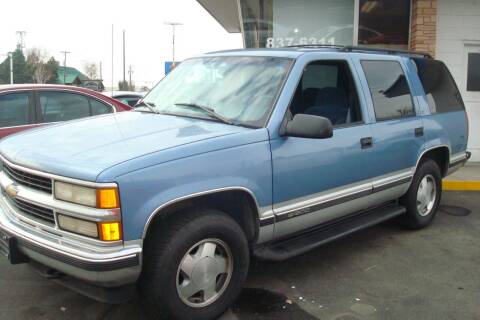 1996 Chevrolet Tahoe for sale at Tom's Car Store Inc in Sunnyside WA