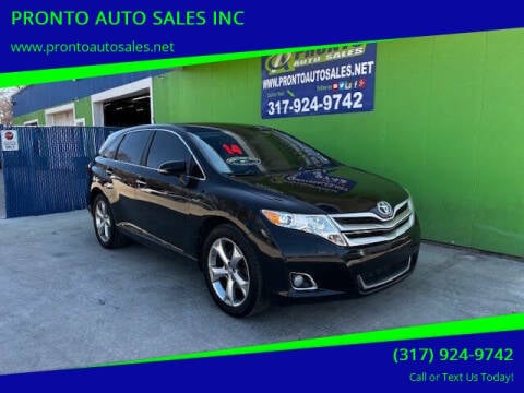 2014 Toyota Venza for sale at PRONTO AUTO SALES INC in Indianapolis IN