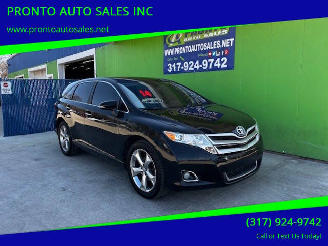2014 Toyota Venza for sale at PRONTO AUTO SALES INC in Indianapolis IN