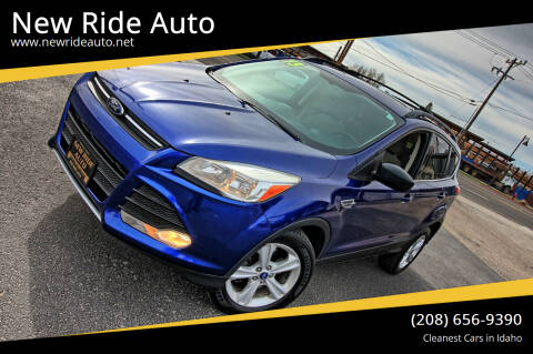 2013 Ford Escape for sale at New Ride Auto in Rexburg ID