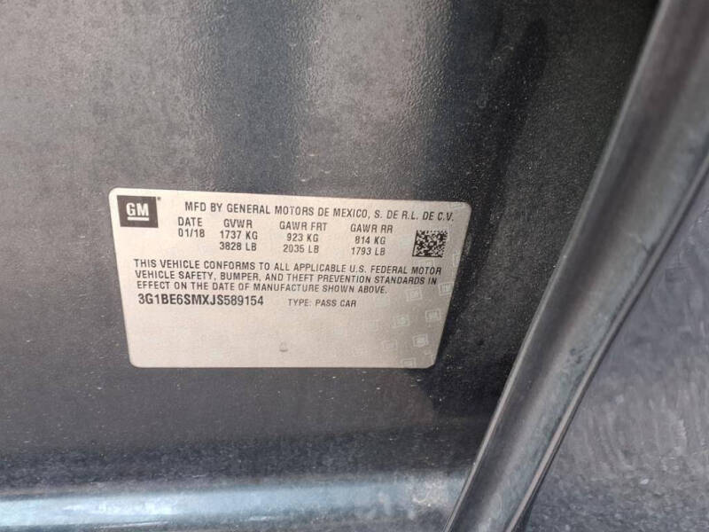 2018 Chevrolet Cruze LT Auto