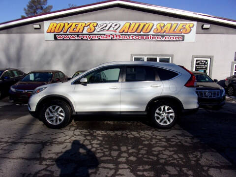 2016 Honda CR-V for sale at ROYERS 219 AUTO SALES in Dubois PA