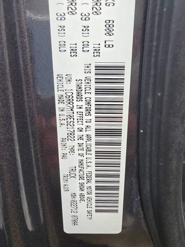 2014 RAM 1500 Sport