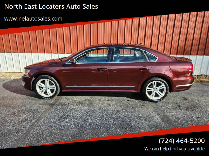 2013 Volkswagen Passat for sale at North East Locaters Auto Sales in Indiana PA