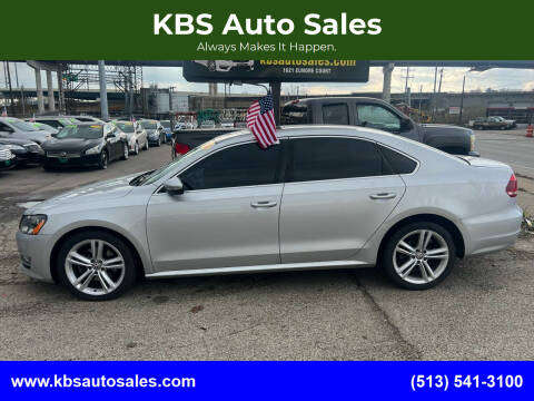 2012 Volkswagen Passat for sale at KBS Auto Sales in Cincinnati OH