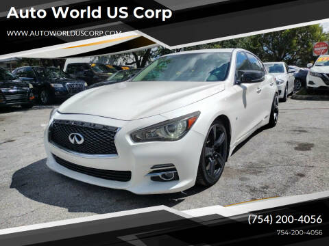 2015 Infiniti Q50 for sale at Auto World US Corp in Plantation FL