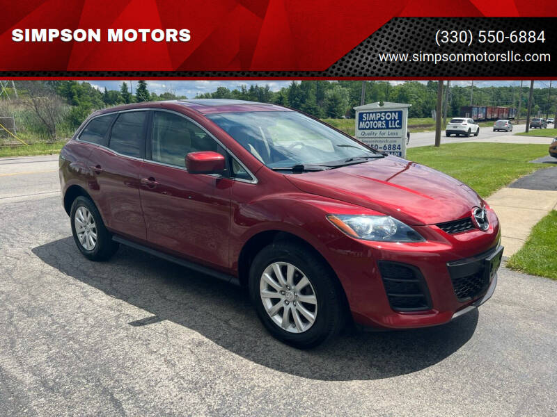 2011 Mazda CX-7 for sale at SIMPSON MOTORS in Youngstown OH