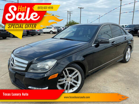 2013 Mercedes-Benz C-Class for sale at Texas Luxury Auto in Cedar Hill TX