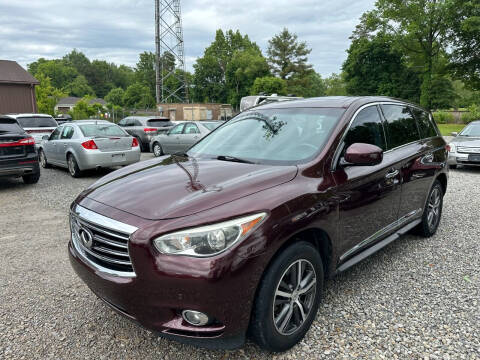 2013 Infiniti JX35 for sale at Lake Auto Sales in Hartville OH