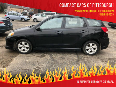 2004 Toyota Matrix for sale at Compact Cars of Pittsburgh in Pittsburgh PA