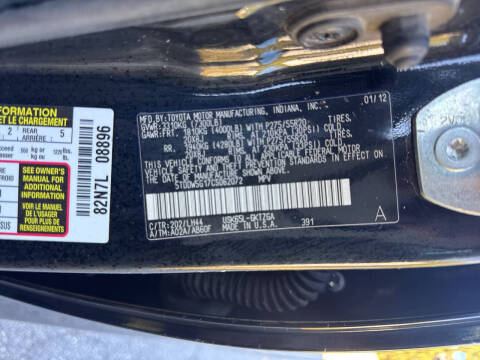 2012 Toyota Sequoia Platinum