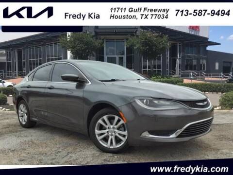 2015 Chrysler 200 for sale at FREDY KIA USED CARS in Houston TX