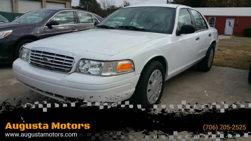 2011 Ford Crown Victoria for sale at Augusta Motors in Augusta GA