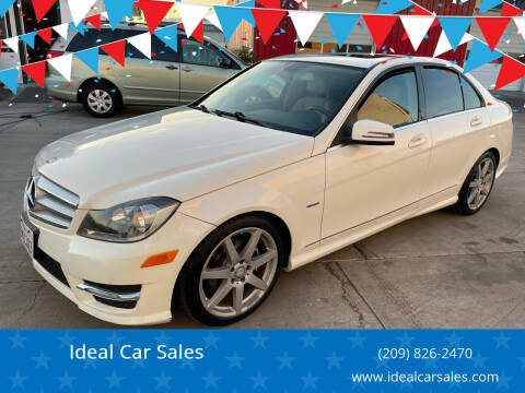 2012 Mercedes-Benz C-Class for sale at Ideal Car Sales in Los Banos CA