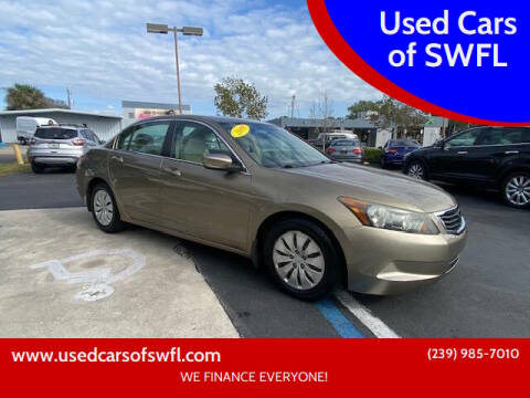 2009 Honda Accord for sale at Used Cars of SWFL in Fort Myers FL