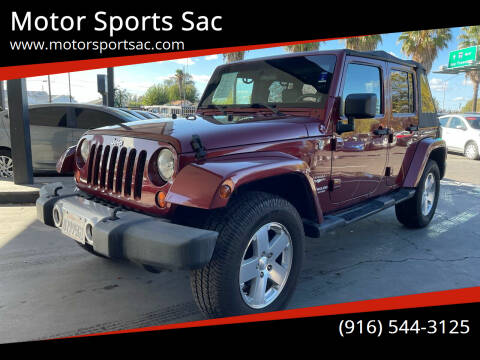 2009 Jeep Wrangler Unlimited for sale at Motor Sports Sac in Sacramento CA