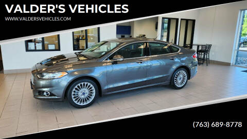 2016 Ford Fusion for sale at VALDER'S VEHICLES in Hinckley MN