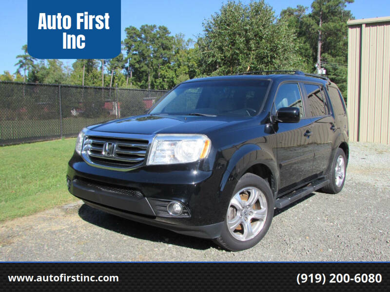 2012 Honda Pilot for sale at Auto First Inc in Durham NC
