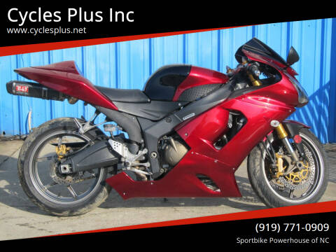 2006 Kawasaki ZX6-R 636 for sale at Cycles Plus Inc in Garner NC