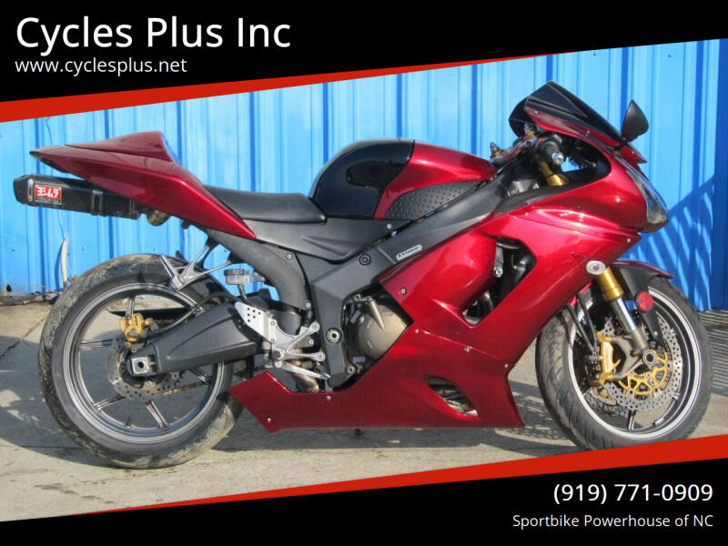 2006 Kawasaki ZX6-R 636 for sale at Cycles Plus Inc in Garner NC