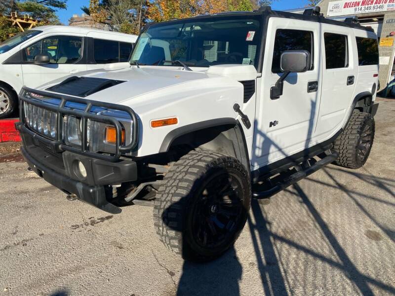 white hummer h2 lifted