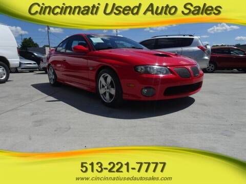 2005 Pontiac GTO for sale at Cincinnati Used Auto Sales in Cincinnati OH