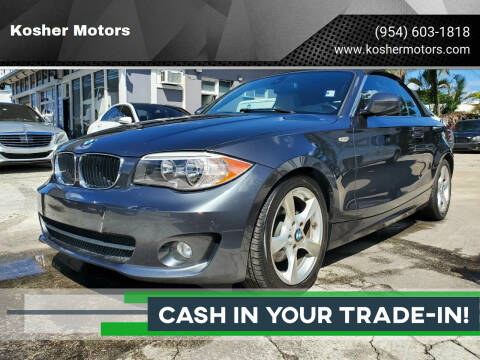 2013 BMW 1 Series for sale at Kosher Motors in Hollywood FL