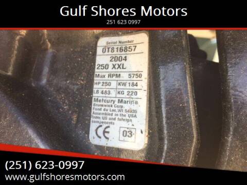 2004 Mercury Salt Water for sale at Gulf Shores Motors in Gulf Shores AL