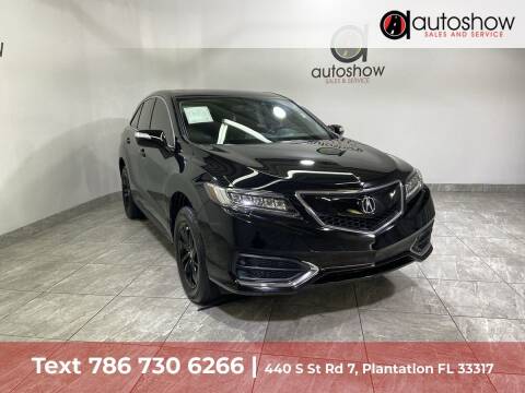 2018 Acura RDX for sale at AUTOSHOW SALES & SERVICE in Plantation FL