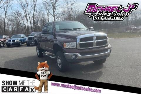 2004 Dodge Ram Pickup 2500 for sale at MICHAEL J'S AUTO SALES in Cleves OH