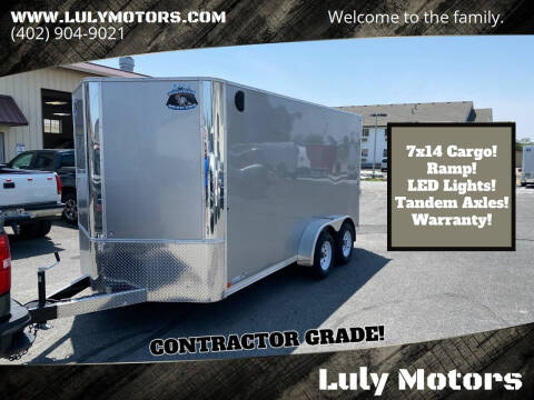 2024 R&M 7x14 V-Nose Enclosed Cargo for sale at Luly Motors-Trailers in Lincoln NE