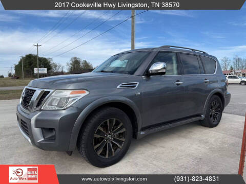 2017 Nissan Armada for sale at Auto Worx Of Livingston LLC in Livingston TN