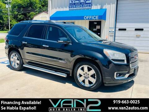 2014 GMC Acadia for sale at Van 2 Auto Sales Inc in Siler City NC