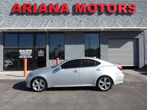 2012 Lexus IS 250 for sale at Ariana Motors LLC- Boulder highway in Las Vegas NV