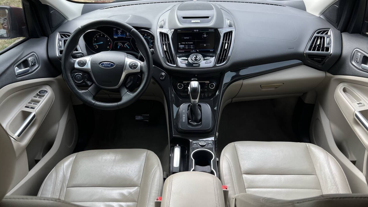 Orange 2014 Ford Escape Titanium Titanium 4dr SUV 6