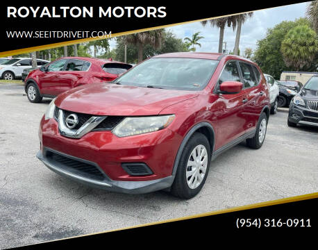 2016 Nissan Rogue for sale at ROYALTON MOTORS in Plantation FL