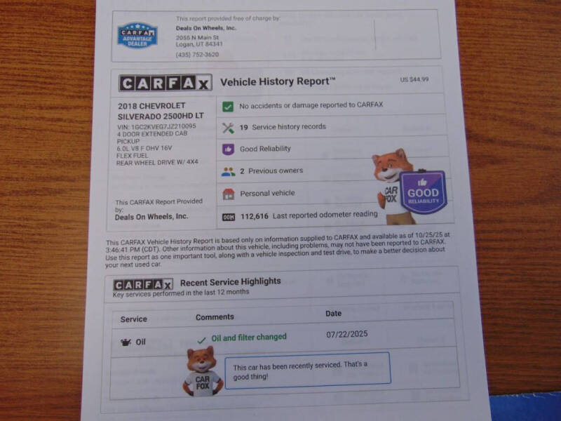 2018 Chevrolet Silverado 2500HD