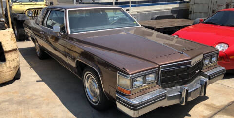 1983 Cadillac DeVille for sale at HIGH-LINE MOTOR SPORTS in Brea CA