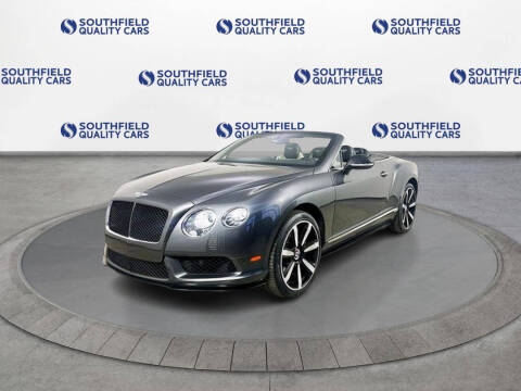 2015 Bentley Continental for sale at SOUTHFIELD QUALITY CARS in Detroit MI