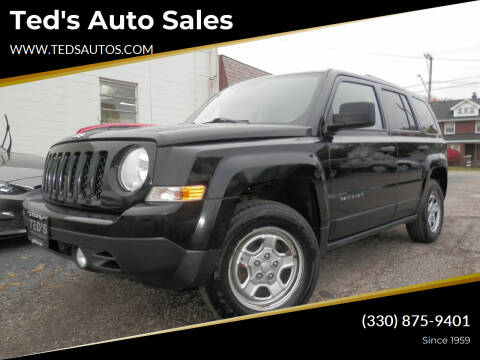 2013 Jeep Patriot for sale at Ted's Auto Sales in Louisville OH