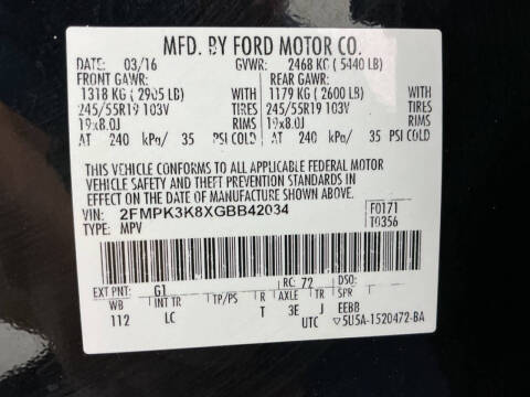 2016 Ford Edge Titanium