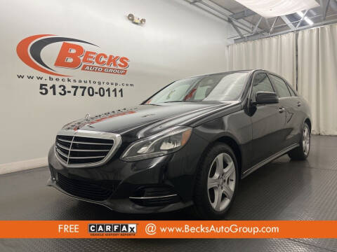 2014 Mercedes-Benz E-Class for sale at Becks Auto Group in Mason OH