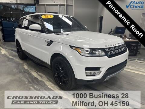 2016 Land Rover Range Rover Sport for sale at Crossroads Car & Truck in Milford OH