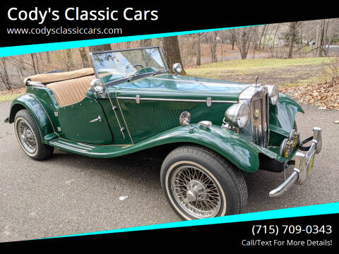 1953 MG TD for sale at Cody's Classic & Collectibles, LLC in Stanley WI