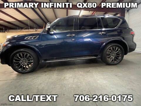 2016 Infiniti QX80 for sale at Primary Jeep Argo Powersports Golf Carts in Dawsonville GA