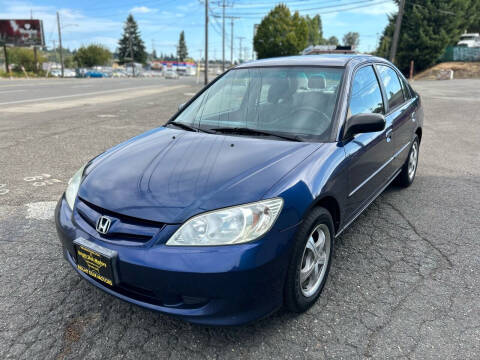 2005 Honda Civic for sale at Bright Star Motors in Tacoma WA