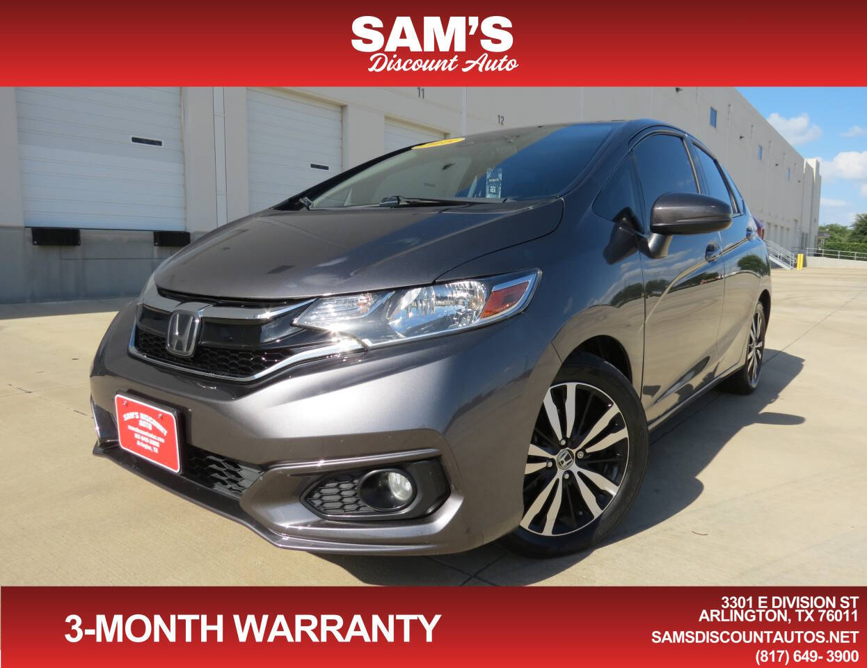 Dk. Gray 2018 Honda Fit EX EX 4dr Hatchback CVT 1
